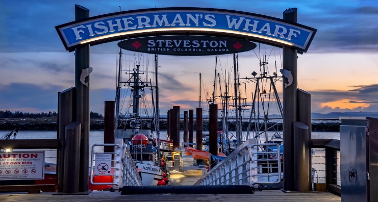 Steveston fisherman wharf